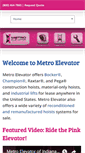 Mobile Screenshot of metroelevator.com